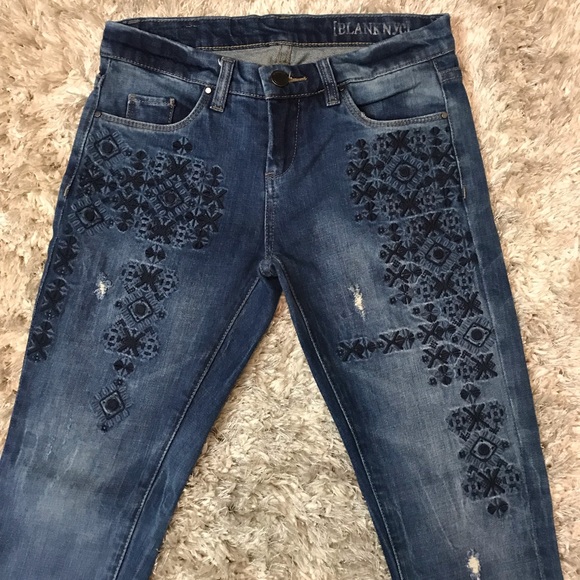 Blank NYC Embroidered Skinny Jean - Picture 3 of 8